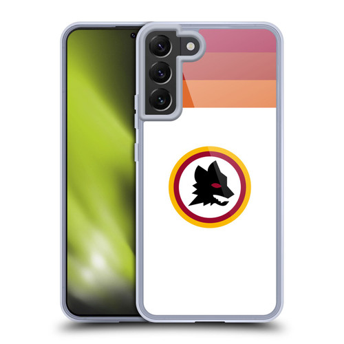 AS Roma Crest Graphics Wolf Retro Heritage Soft Gel Case for Samsung Galaxy S22+ 5G