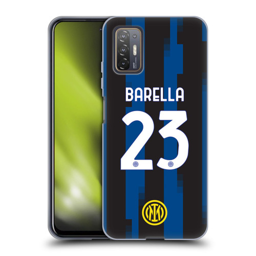 Fc Internazionale Milano 2023/24 Players Home Kit Nicolò Barella Soft Gel Case for HTC Desire 21 Pro 5G