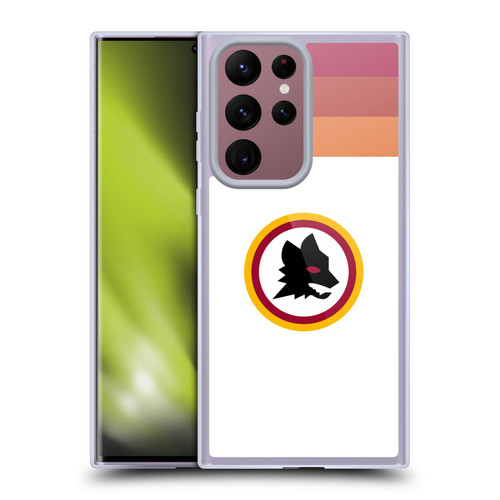 AS Roma Crest Graphics Wolf Retro Heritage Soft Gel Case for Samsung Galaxy S22 Ultra 5G