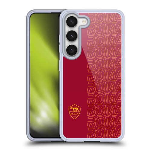 AS Roma Crest Graphics Echo Soft Gel Case for Samsung Galaxy S23 5G