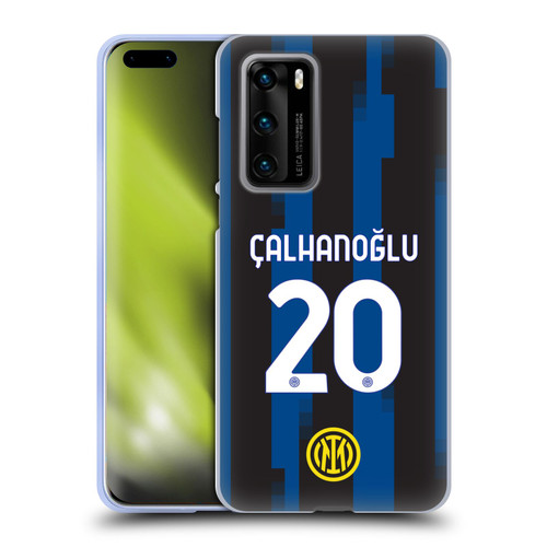 Fc Internazionale Milano 2023/24 Players Home Kit Hakan Çalhanoglu Soft Gel Case for Huawei P40 5G