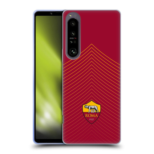 AS Roma Crest Graphics Arrow Soft Gel Case for Sony Xperia 1 IV