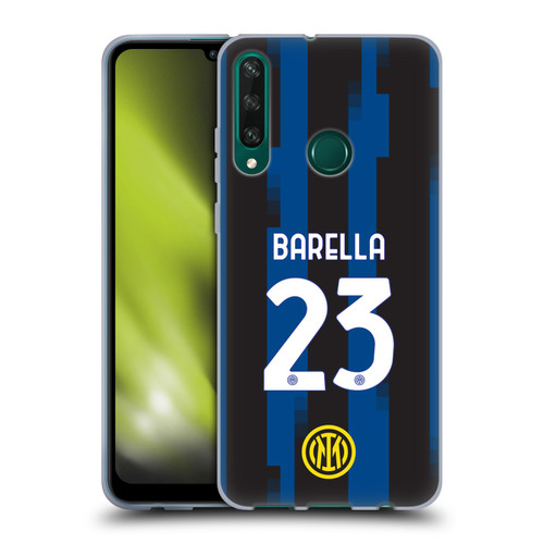 Fc Internazionale Milano 2023/24 Players Home Kit Nicolò Barella Soft Gel Case for Huawei Y6p