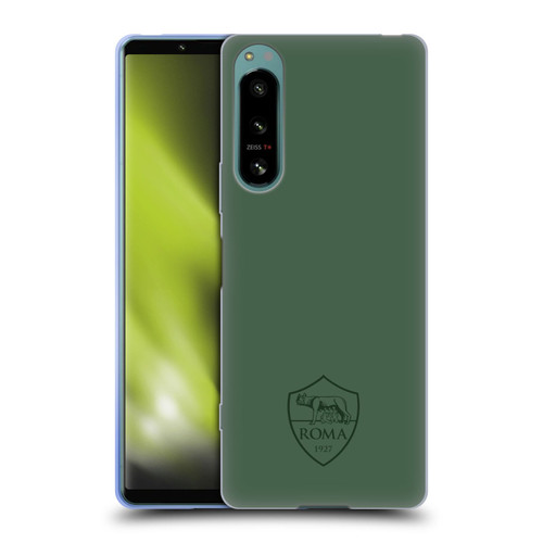 AS Roma Crest Graphics Full Colour Green Soft Gel Case for Sony Xperia 5 IV