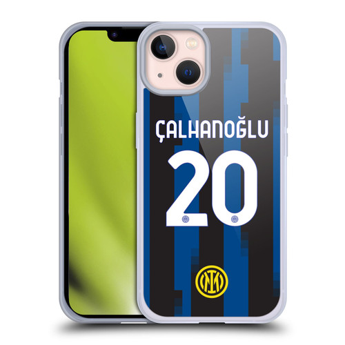Fc Internazionale Milano 2023/24 Players Home Kit Hakan Çalhanoglu Soft Gel Case for Apple iPhone 13