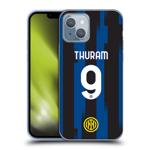 Fc Internazionale Milano 2023/24 Players Home Kit Marcus Thuram Soft Gel Case for Apple iPhone 14