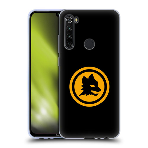 AS Roma Crest Graphics Black And Gold Soft Gel Case for Xiaomi Redmi Note 8T