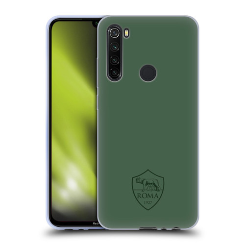 AS Roma Crest Graphics Full Colour Green Soft Gel Case for Xiaomi Redmi Note 8T