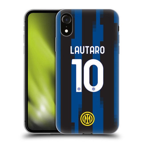 Fc Internazionale Milano 2023/24 Players Home Kit Lautaro Martínez Soft Gel Case for Apple iPhone XR