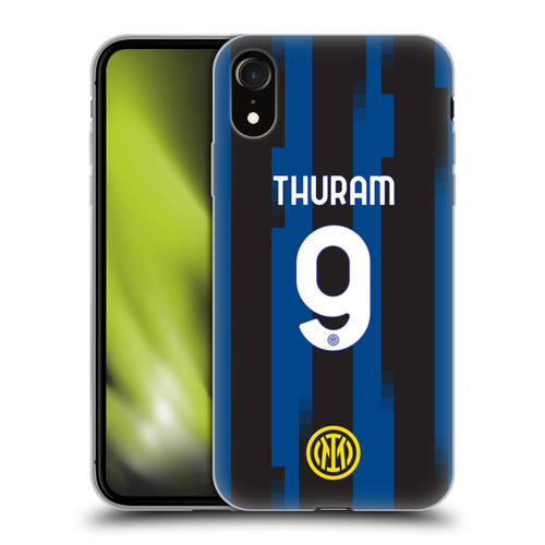 Fc Internazionale Milano 2023/24 Players Home Kit Marcus Thuram Soft Gel Case for Apple iPhone XR