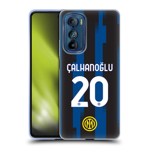Fc Internazionale Milano 2023/24 Players Home Kit Hakan Çalhanoglu Soft Gel Case for Motorola Edge 30