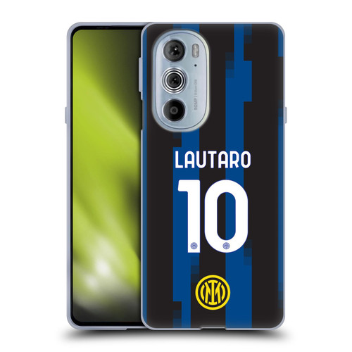 Fc Internazionale Milano 2023/24 Players Home Kit Lautaro Martínez Soft Gel Case for Motorola Edge X30