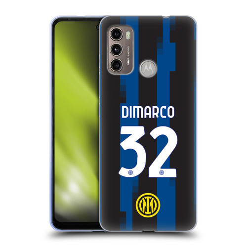 Fc Internazionale Milano 2023/24 Players Home Kit Federico Dimarco Soft Gel Case for Motorola Moto G60 / Moto G40 Fusion