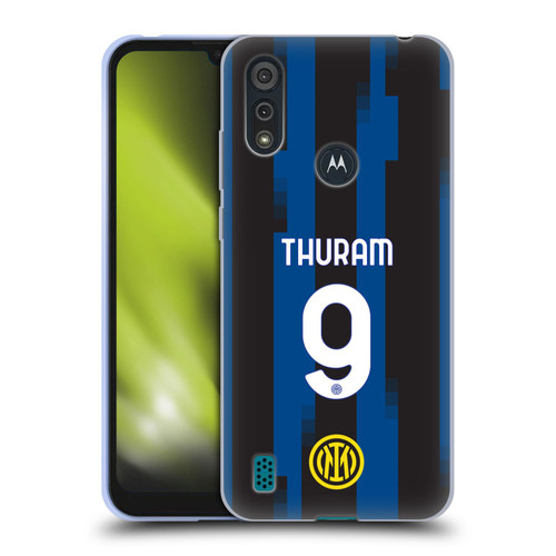 Fc Internazionale Milano 2023/24 Players Home Kit Marcus Thuram Soft Gel Case for Motorola Moto E6s (2020)