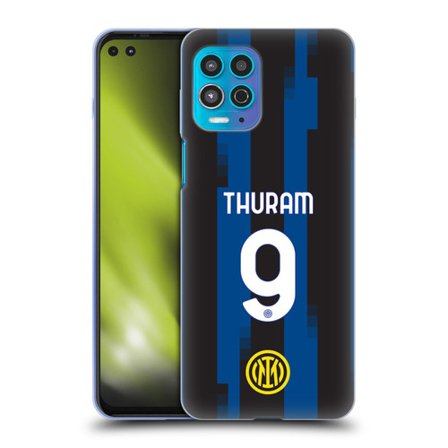 Fc Internazionale Milano 2023/24 Players Home Kit Marcus Thuram Soft Gel Case for Motorola Moto G100