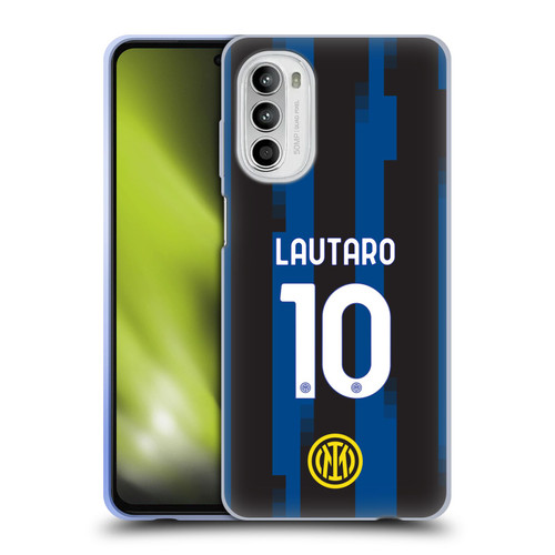 Fc Internazionale Milano 2023/24 Players Home Kit Lautaro Martínez Soft Gel Case for Motorola Moto G52