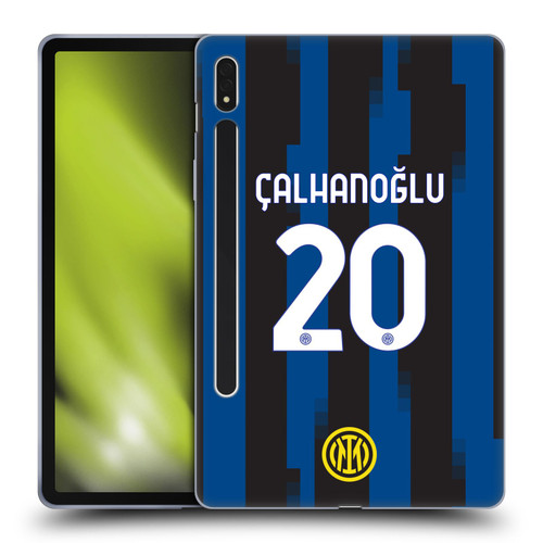 Fc Internazionale Milano 2023/24 Players Home Kit Hakan Çalhanoglu Soft Gel Case for Samsung Galaxy Tab S8