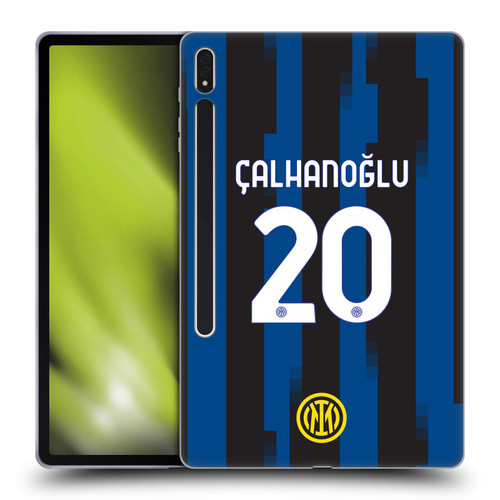 Fc Internazionale Milano 2023/24 Players Home Kit Hakan Çalhanoglu Soft Gel Case for Samsung Galaxy Tab S8 Plus