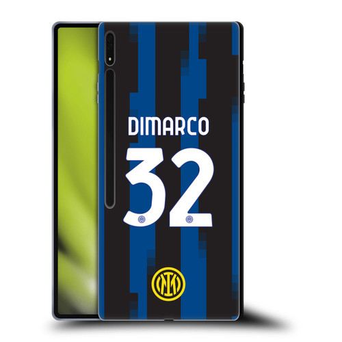 Fc Internazionale Milano 2023/24 Players Home Kit Federico Dimarco Soft Gel Case for Samsung Galaxy Tab S8 Ultra