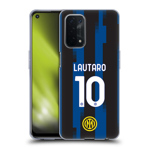 Fc Internazionale Milano 2023/24 Players Home Kit Lautaro Martínez Soft Gel Case for OPPO A54 5G