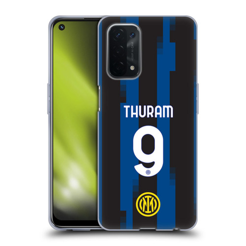 Fc Internazionale Milano 2023/24 Players Home Kit Marcus Thuram Soft Gel Case for OPPO A54 5G