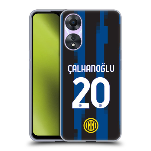 Fc Internazionale Milano 2023/24 Players Home Kit Hakan Çalhanoglu Soft Gel Case for OPPO A78 4G