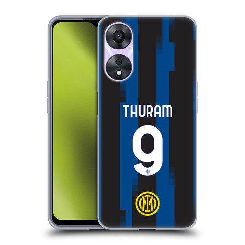 Fc Internazionale Milano 2023/24 Players Home Kit Marcus Thuram Soft Gel Case for OPPO A78 4G