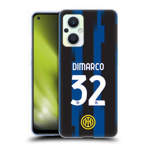 Fc Internazionale Milano 2023/24 Players Home Kit Federico Dimarco Soft Gel Case for OPPO Reno8 Lite