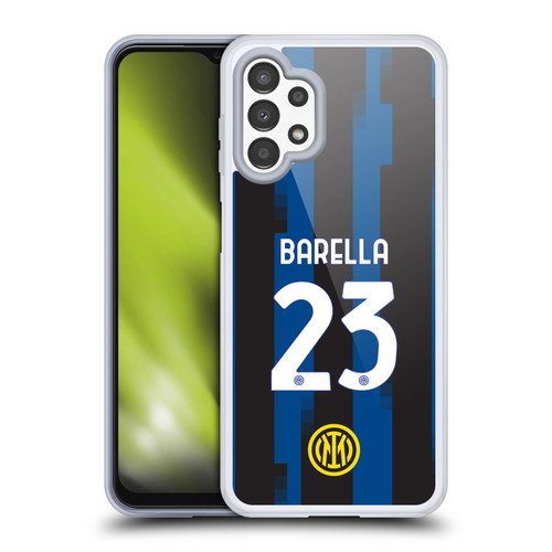 Fc Internazionale Milano 2023/24 Players Home Kit Nicolò Barella Soft Gel Case for Samsung Galaxy A13 (2022)