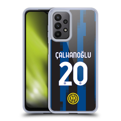 Fc Internazionale Milano 2023/24 Players Home Kit Hakan Çalhanoglu Soft Gel Case for Samsung Galaxy A23 / 5G (2022)