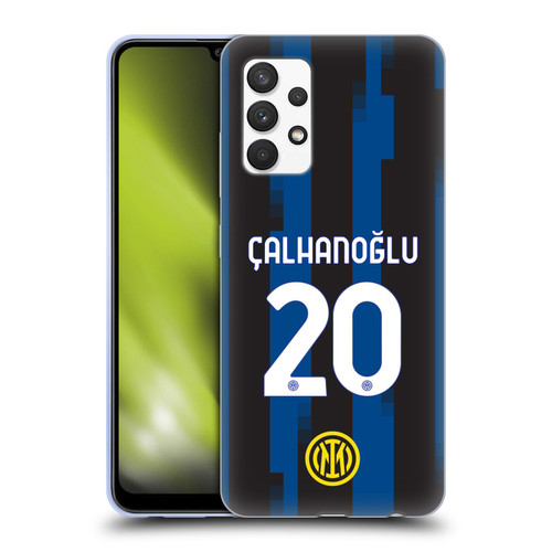 Fc Internazionale Milano 2023/24 Players Home Kit Hakan Çalhanoglu Soft Gel Case for Samsung Galaxy A32 (2021)