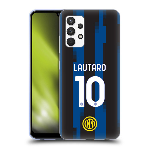 Fc Internazionale Milano 2023/24 Players Home Kit Lautaro Martínez Soft Gel Case for Samsung Galaxy A32 (2021)