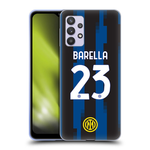 Fc Internazionale Milano 2023/24 Players Home Kit Nicolò Barella Soft Gel Case for Samsung Galaxy A32 5G / M32 5G (2021)
