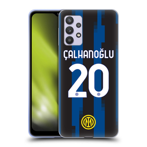 Fc Internazionale Milano 2023/24 Players Home Kit Hakan Çalhanoglu Soft Gel Case for Samsung Galaxy A32 5G / M32 5G (2021)
