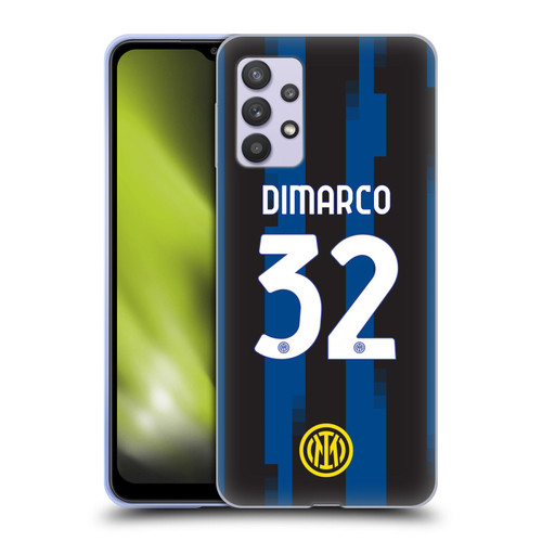 Fc Internazionale Milano 2023/24 Players Home Kit Federico Dimarco Soft Gel Case for Samsung Galaxy A32 5G / M32 5G (2021)