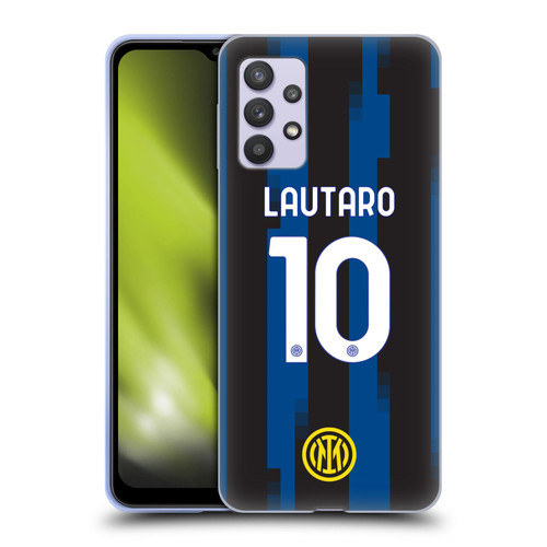 Fc Internazionale Milano 2023/24 Players Home Kit Lautaro Martínez Soft Gel Case for Samsung Galaxy A32 5G / M32 5G (2021)