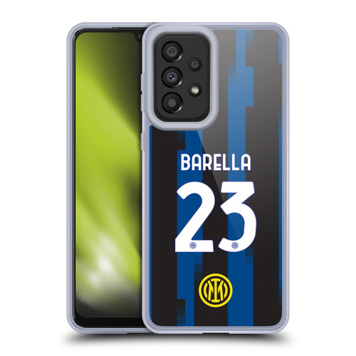 Fc Internazionale Milano 2023/24 Players Home Kit Nicolò Barella Soft Gel Case for Samsung Galaxy A33 5G (2022)