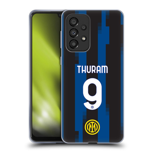 Fc Internazionale Milano 2023/24 Players Home Kit Marcus Thuram Soft Gel Case for Samsung Galaxy A33 5G (2022)