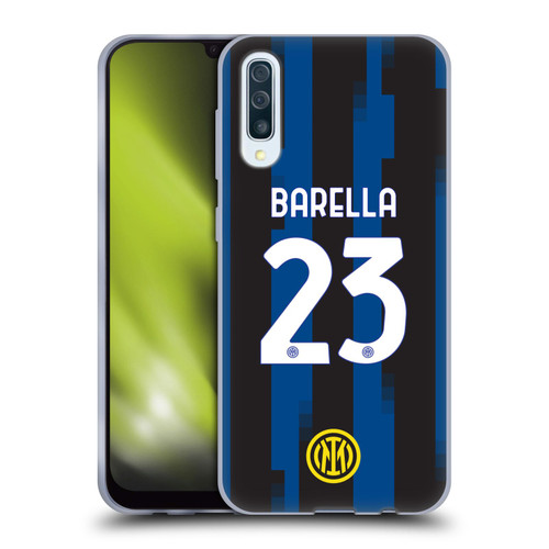 Fc Internazionale Milano 2023/24 Players Home Kit Nicolò Barella Soft Gel Case for Samsung Galaxy A50/A30s (2019)