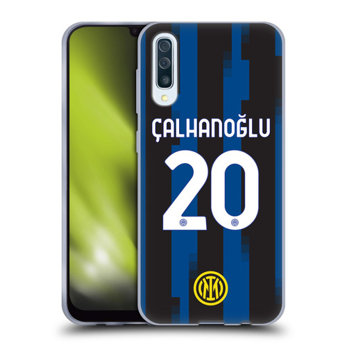 Fc Internazionale Milano 2023/24 Players Home Kit Hakan Çalhanoglu Soft Gel Case for Samsung Galaxy A50/A30s (2019)