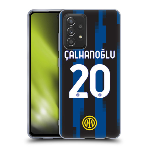 Fc Internazionale Milano 2023/24 Players Home Kit Hakan Çalhanoglu Soft Gel Case for Samsung Galaxy A52 / A52s / 5G (2021)