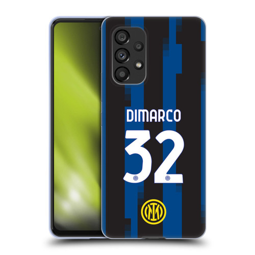 Fc Internazionale Milano 2023/24 Players Home Kit Federico Dimarco Soft Gel Case for Samsung Galaxy A53 5G (2022)