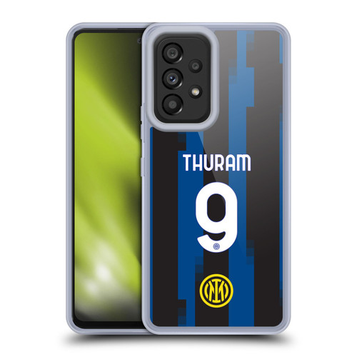 Fc Internazionale Milano 2023/24 Players Home Kit Marcus Thuram Soft Gel Case for Samsung Galaxy A53 5G (2022)