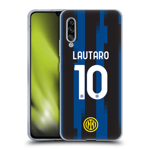 Fc Internazionale Milano 2023/24 Players Home Kit Lautaro Martínez Soft Gel Case for Samsung Galaxy A90 5G (2019)
