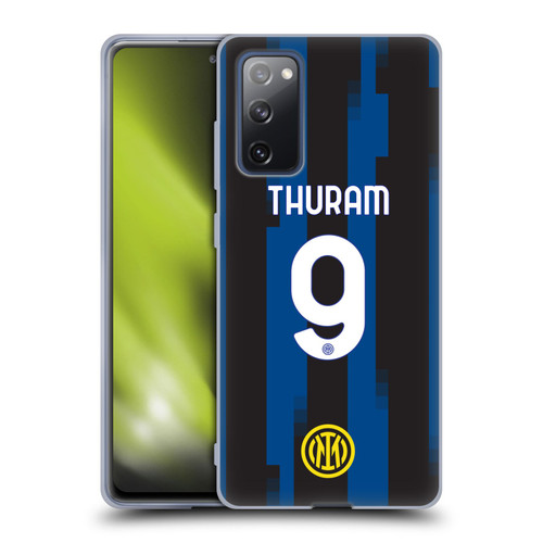 Fc Internazionale Milano 2023/24 Players Home Kit Marcus Thuram Soft Gel Case for Samsung Galaxy S20 FE / 5G