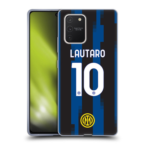 Fc Internazionale Milano 2023/24 Players Home Kit Lautaro Martínez Soft Gel Case for Samsung Galaxy S10 Lite
