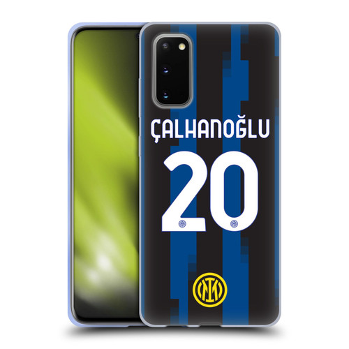 Fc Internazionale Milano 2023/24 Players Home Kit Hakan Çalhanoglu Soft Gel Case for Samsung Galaxy S20 / S20 5G