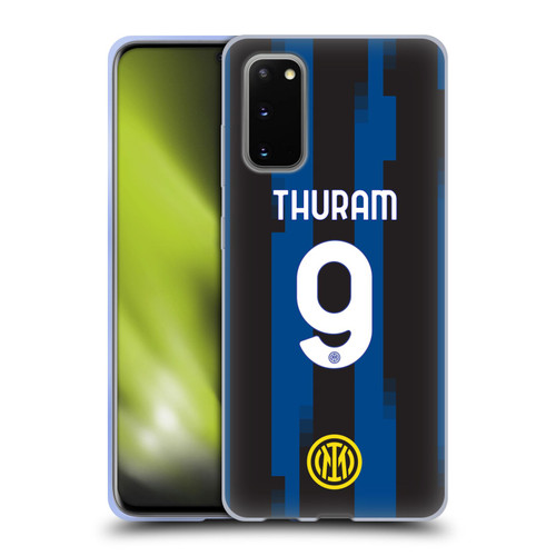 Fc Internazionale Milano 2023/24 Players Home Kit Marcus Thuram Soft Gel Case for Samsung Galaxy S20 / S20 5G
