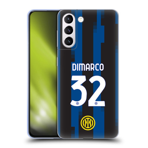 Fc Internazionale Milano 2023/24 Players Home Kit Federico Dimarco Soft Gel Case for Samsung Galaxy S21+ 5G