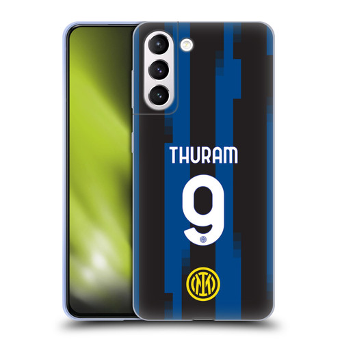 Fc Internazionale Milano 2023/24 Players Home Kit Marcus Thuram Soft Gel Case for Samsung Galaxy S21+ 5G
